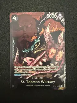 One Piece TCG St. Topman Warcury OP13-089 Alternate Art Alt English NM - Image 1