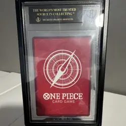 One Piece Roronoa Zoro Legacy Leader Alt Art Holo OP12-020 Beckett BL 10 - Image 2