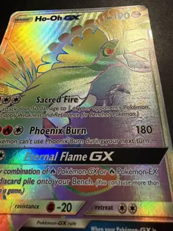 Ho-Oh GX SM80 English Holo Card. Jumbo Oversided Sm80 Black Star Promo MP - Image 4