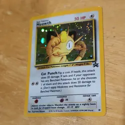 Pokemon Meowth Wotc Promo Card 10/53 Holo 50 HP Basic 2000 English - Image 1