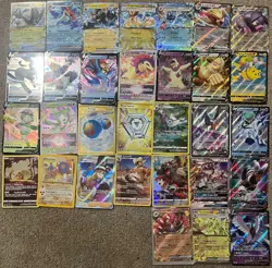 pokemon card lot EX, GX, VAPOREON, ALT ART SHADOW RIDER, HOUNDOOM V! $75 VALUE!! - Image 1