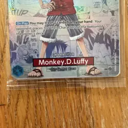One Piece Monkey D. Luffy US Voyage College Basketball Promo Card - SEALED - Image 2
