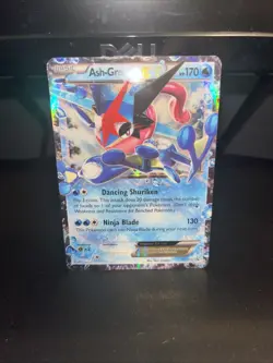 Pokemon TCG Ash-Greninja EX Black Star Promo Holo Card XY133 - Image 1