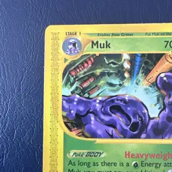 Muk Aquapolis 23/147 Rare Regular Pokemon TCG Card 70 HP Stage 1 2002 - Image 3