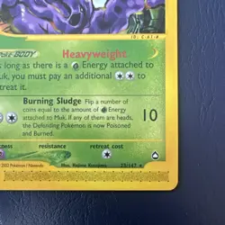 Muk Aquapolis 23/147 Rare Regular Pokemon TCG Card 70 HP Stage 1 2002 - Image 5