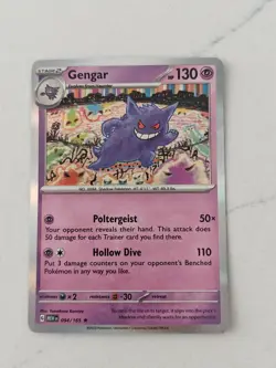 Gengar 094/165 SV: MEW EN-151 Holo Rare Pokemon Card - Image 1