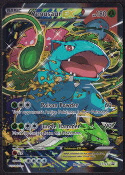 Venusaur EX XY123 NM Ultra Rare Black Star Promo Pokemon Card - Image 1
