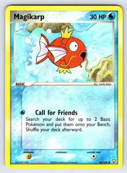 Magikarp 65/109 2004 EX Team Rocket Returns Pokemon Card TCG Nintendo Common Nm - Image 1