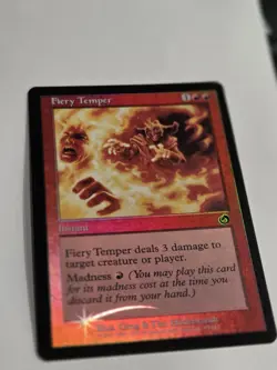 FOIL FIERY TEMPER Torment Magic the Gathering MTG Nrmt 97/143 - Image 2