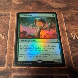 1x Lotus Cobra Mtg Zendikar Foil NM - Image 1