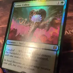 1x Lotus Cobra Mtg Zendikar Foil NM - Image 3