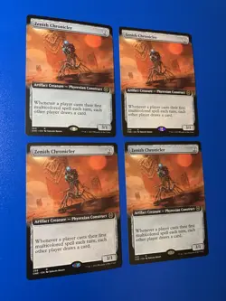 x4 Zenith Chronicler - Extended Art | NM | Phyrexia: ONE | MTG Playset - Image 2
