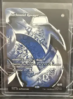 Magic MTG TMNT Arcbound Ravager PZA #14 FOIL, Pack Fresh NM - Image 1