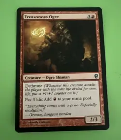 1x MTG Treasonous Ogre Rare Conspiracy Creature (NM) - Image 1