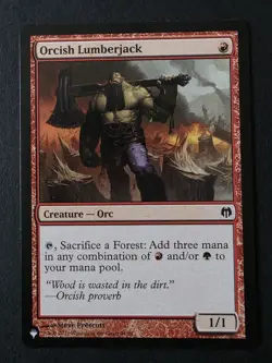 Orcish Lumberjack The List Reprints Regular - Image 1