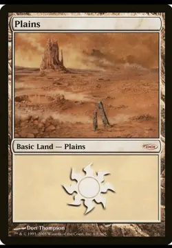 Magic the Gathering PLAINS #1/8 Arena League DCI 2005 A04 Nm - Image 1