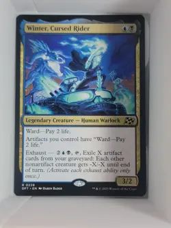 x1 Winter, Cursed Rider - non-foil - R MTG Aetherdrift M/NM, English - Image 1