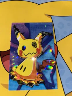 Pokemon Mimikyu Cracked Ice Holo Team Rocket Card Database Set Peru - Image 1
