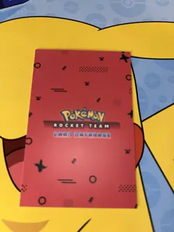 Pokemon Mimikyu Cracked Ice Holo Team Rocket Card Database Set Peru - Image 2