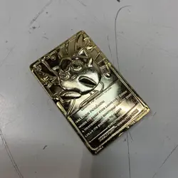1999 Burger King Pokemon Jigglypuff 23K Gold-Plated Trading Card With Pokeball - Image 3