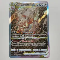 Pokemon TCG Card Hisuian Zoroark VSTAR GG56/GG70 Crown Zenith Holo Rare NM - Image 1
