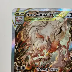 Pokemon TCG Card Hisuian Zoroark VSTAR GG56/GG70 Crown Zenith Holo Rare NM - Image 3