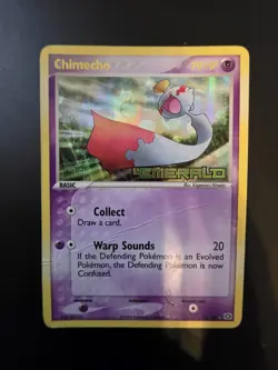 Pokemon Card - Chimecho Emerald 12/106 Reverse Holo Rare Stamped HEAVILY PLAYED - Image 1