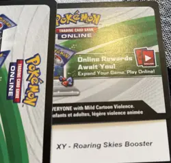 X10 Pokemon XY Roaring Skies TCG online code card (Messeged) - Image 2