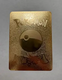 HO-OH GX Gold Metal High Quality Fan Art Card 10000HP M/NM Gift Collectible - Image 2