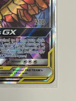 Pokemon TCG Moltres Zapdos Articuno GX SM210 Hidden Fates Black Star Promo Card - Image 4