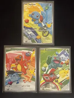 Pokemon TCG First Partner 30th Anniversary Promo Cards 1st Gen Kanto 037/038/039 - Image 1