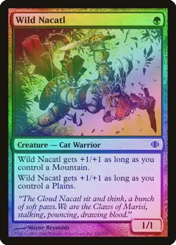 Wild Nacatl FOIL Shards of Alara NM Green Common MAGIC GATHERING CARD ABUGames - Image 1