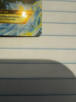 Pokemon Mega M Charizard EX TCG Secret Ultra Rare Holo Card XY Flashfire 108/106 - Image 2