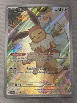 Eevee 173 Sv: Scarlet & Violet Black Star Promo Cards Holo 2025 NM+ - Image 1