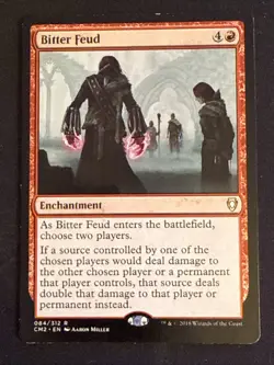 1x Bitter Feud (84) Commander Anthology Volume II LP MTG Magic x1 MKE - Image 1