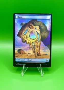 Island - 254 - MTG: Teenage Mutant Ninja Turtles - Pizza Land - Foil - Image 1