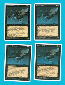 MTG 4x (NM) Frozen Shade 4th Edition Magic the Gathering Wizards of the Coast - Image 1
