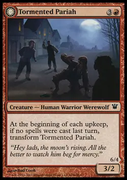MTG Magic the Gathering Tormented Pariah (165/300) Innistrad NM - Image 1