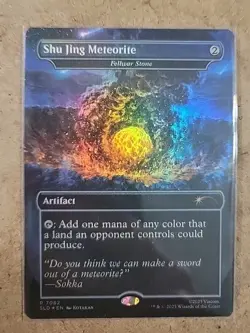 Shu Jing Meteorite - Fellwar Stone (Rainbow Foil) Secret Lair Drop Foil - Image 1