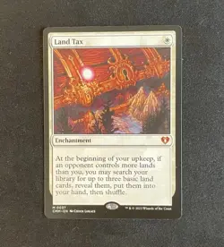 Land Tax English Commander Masters MTG Magic - Image 1