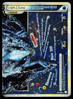 Lugia Legend (Bottom) 114/123 Ultra Rare HeartGold SoulSilver Pokemon Card - Image 1