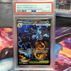 PSA 9 MINT Pokemon Mega Charizard X ex SIR 125/094 Phantasmal Flames English - Image 1