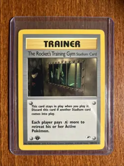 [NM] 2000 Pokemon Gym Heroes The Rocket's Training Gym 1st Edition #104/132 - Image 1