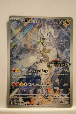 Pokemon Jorney Together N,s Reshiram 167/159 Stamped Box Topper Full Art - Image 1
