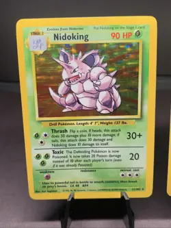 Pokemon TCG Nidoking Nidoqueen Base Set & Jungle Holo Rare Lot WOTC VTG 1999 - Image 2