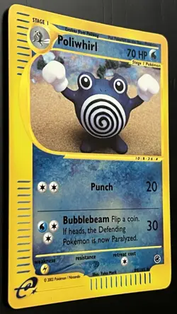 Poliwhirl 089/165 NM/Almost Mint Expedition Base Set Reverse Holo Pokemon TCG - Image 3
