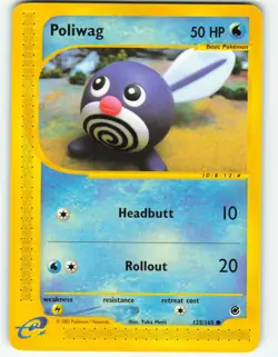 Poliwag - 125/165 Expedition Base Set - Pokemon TCG - 2002 - Image 1