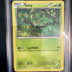Pokemon TCG Snivy 6/113 Legendary Treasures PSA 10 **Low Pop** 🔥 - Image 2