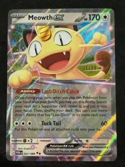 Meowth ex - 062/088 - Perfect Order Double Rare - Pokemon TCG - Image 1