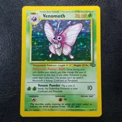 Venomoth 13/64 Jungle Holo Rare 1999 Pokemon Wizards Nintendo - Image 1